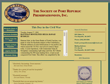 Tablet Screenshot of portrepublicmuseum.org